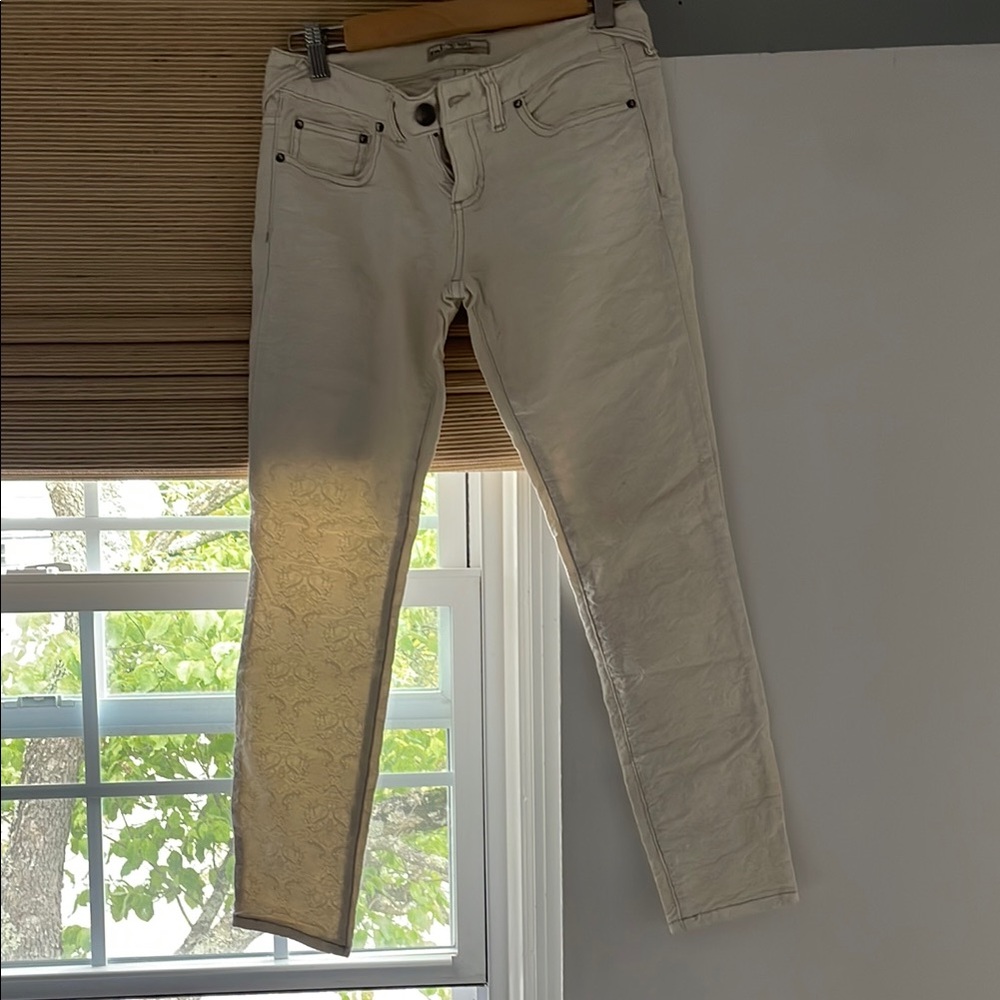 Free People White Skinny Jeans